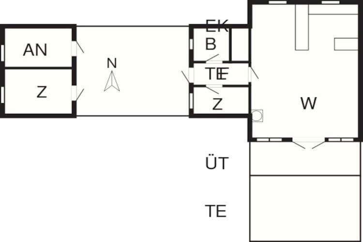 6 Person Holiday Home In Ansager Extérieur photo